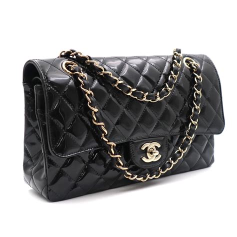 black chanel bag white logo|chanel black bags classic quilted.